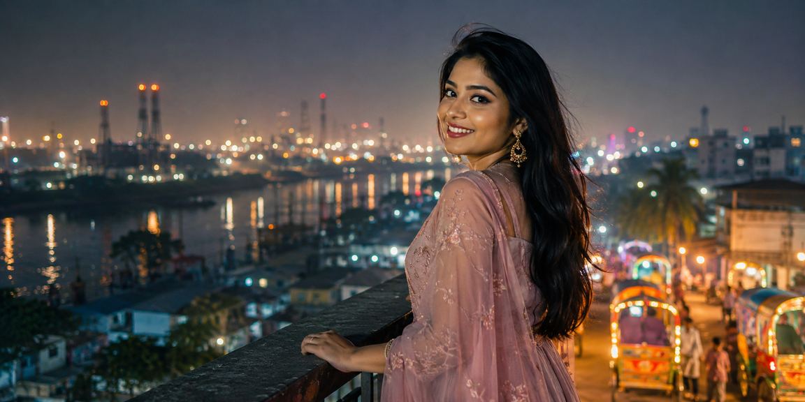 ঢাকায় সৈকতের পরিবেশে অনলাইন স্পোর্টস বেটিং করছেন একজন তরুণ
